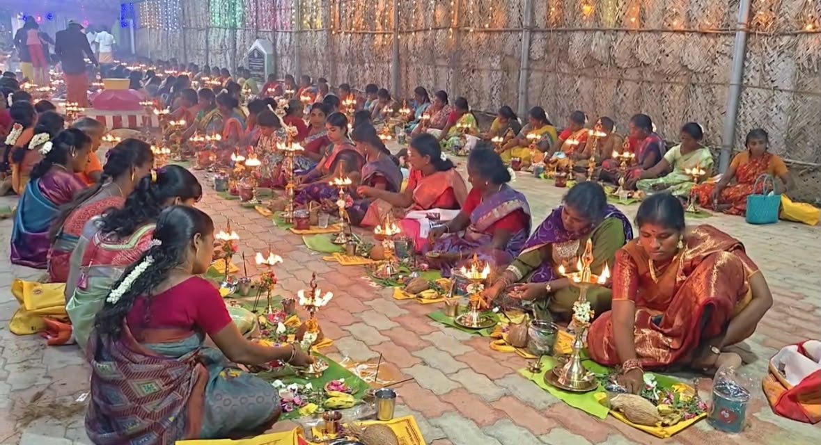 மல்லல் ஸ்ரீ நாச்சியார் அம்மன் கோவிலில் ஆடித்திருவிழா