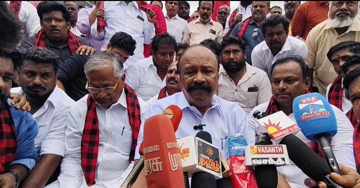 " விஜய் அரசு கண்டிக்கப்பட வேண்டிய, தண்டிக்கப்பட வேண்டிய அரசு "   திருப்பத்தூரில் கே.ஆர். பெரிய கருப்பன் விமர்சனம்