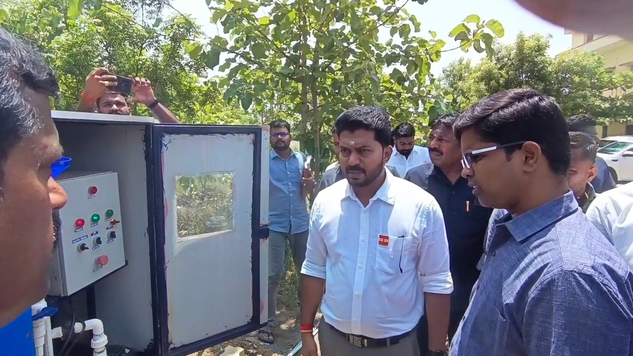 காரைக்குடியில் பாதாள சாக்கடை பிரச்சனையை முடிவுக்கு கொண்டு வர உத்தரவிட்ட அமைச்சர் டாக்டர் டிகே பிரபு.