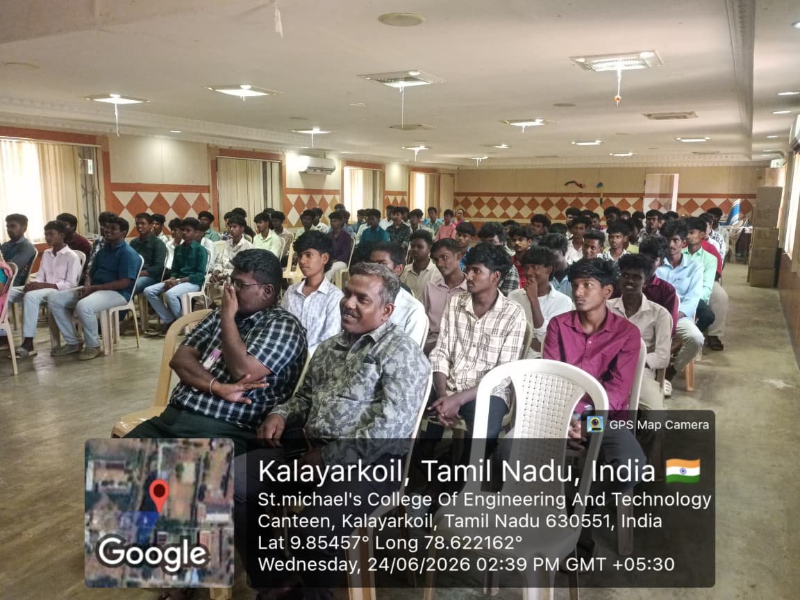 காளையார்கோவில் புனித மைக்கேல் பாலிடெக்னிக் கல்லூரியில் போதைப்பொருள் விழிப்புணர்வு நிகழ்ச்சி