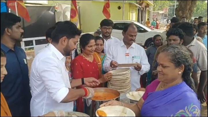 காரைக்குடியில் தலைக்கவச விழிப்புணர்வு இருசக்கர பேரணியை துவக்கி வைத்த அமைச்சர் டாக்டர் டி.கே பிரபு